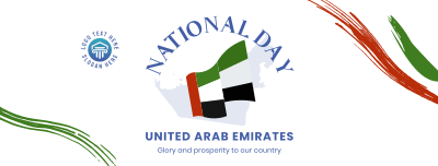 National UAE Flag Facebook cover Image Preview