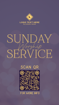 Sunday Worship Gathering Instagram Story Preview