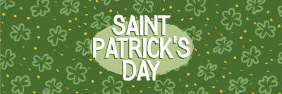St. Patrick's Clovers Twitter header (cover) Image Preview