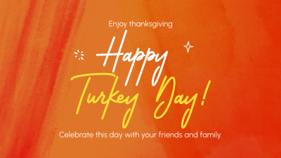 Paint Texture Thanksgiving Facebook event cover Image Preview