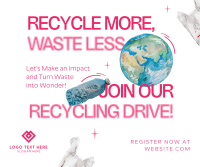 Global Recycling Drive Facebook Post Preview