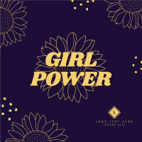 Girl Power Instagram Post Design