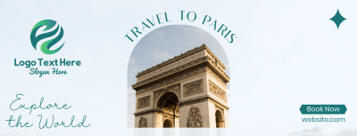 Travel to Paris Facebook cover Image Preview
