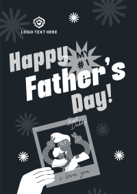 Father's Day Selfie Poster Image Preview