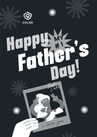 Father's Day Selfie Poster Image Preview