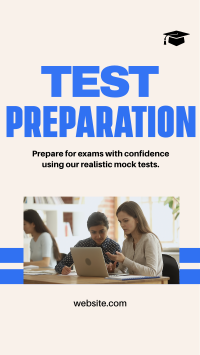 Student Test Preparation TikTok Video Design