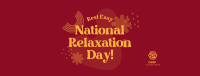 National Relaxation Day Greeting Facebook cover Image Preview
