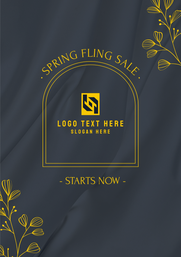 Spring Fling Sale Flyer Design Image Preview