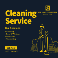 Professional Cleaner Services Instagram post Image Preview