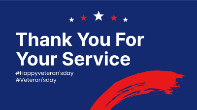 Thank You Veterans Facebook event cover Image Preview