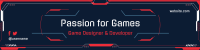 Game Designer LinkedIn Banner Design