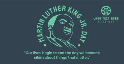 Martin Luther King Jr. Facebook ad Image Preview