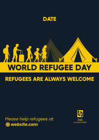 Refugee Day Facts Poster Image Preview