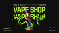 Vape Night Promo Facebook event cover Image Preview