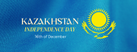 Kazakhstan Independence Day Facebook Cover Image Preview