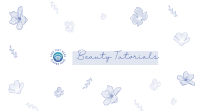 Pattern Of Flowers YouTube Banner Image Preview