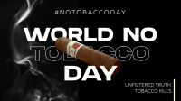 World No Tobacco Day Facebook Event Cover Design
