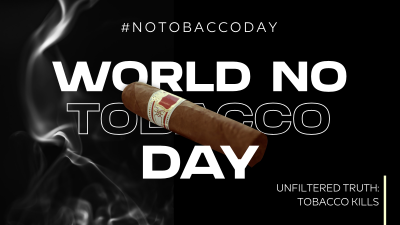 World No Tobacco Day Facebook event cover Image Preview