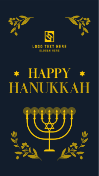 Hanukkah Candles TikTok video Image Preview