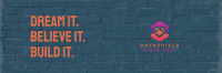 Brick Wall Painted Twitter header (cover) Image Preview