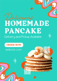 Homemade Pancakes Poster Design
