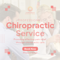 Professional Chiropractor Instagram post Image Preview