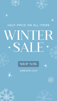 Winter Wonder Sale Instagram Reel Design