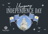 Uruguay Independence Celebration Postcard Image Preview