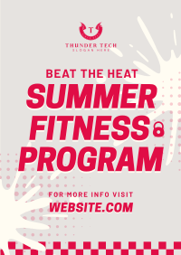 Summer Fitness Training Poster Image Preview