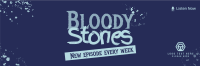 Bloody Stories Twitter Header Design