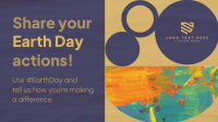 Earth Day Action Facebook Event Cover Design