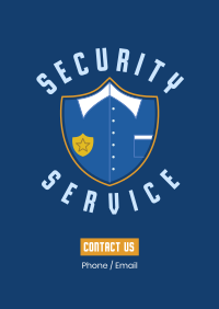 Security Uniform Badge Poster Image Preview