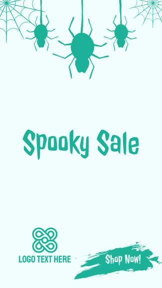 Spider Spooky Sale Facebook story