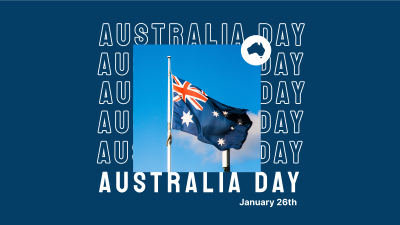 Australia Flag Facebook event cover Image Preview
