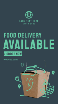 Food Takeout Delivery Facebook Story Design