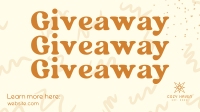 Doodly Giveaway Promo Facebook Event Cover Image Preview