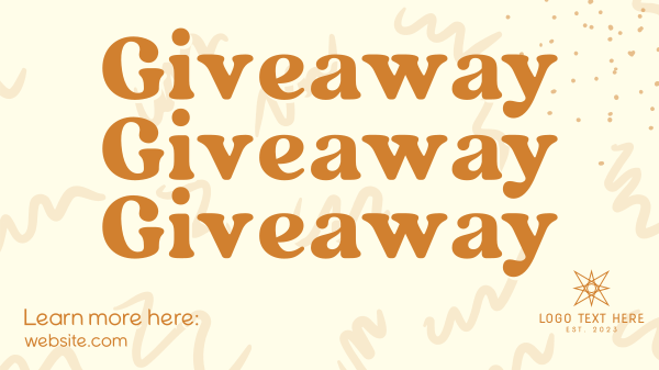 Doodly Giveaway Promo Facebook Event Cover Design Image Preview