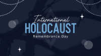Holocaust Memorial Day Facebook Event Cover Design