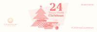Exciting Christmas Countdown Twitter Header Design
