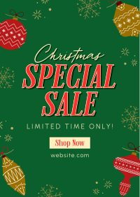 Christmas Holiday Shopping Sale Poster Image Preview
