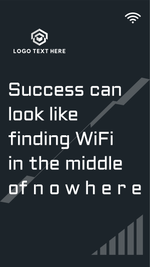 WIFI Motivational Quote Instagram story Image Preview