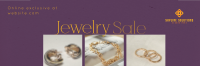 Luxurious Jewelry Sale Twitter Header Image Preview