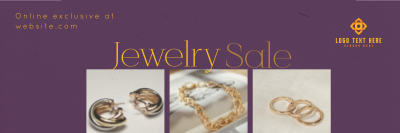 Luxurious Jewelry Sale Twitter header (cover) Image Preview