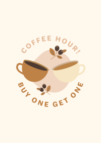 Buy 1 Get 1 Coffee Poster Image Preview