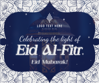 Eid Al Fitr Lantern Facebook Post Design