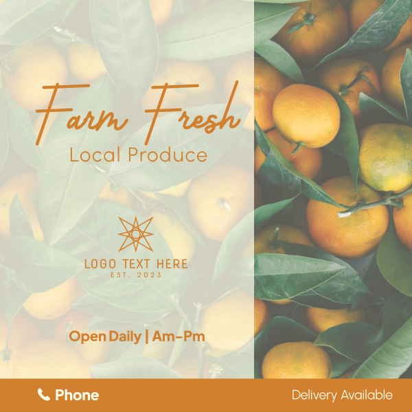 Farm Fresh Linkedin Post Design Image Preview