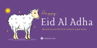 Eid Al Adha Lamb Twitter post Image Preview