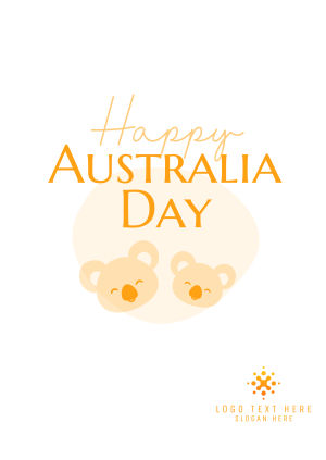 Happy Australia Day Poster Image Preview