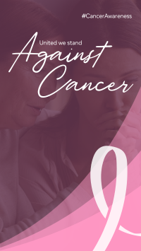 Stand Against Cancer Instagram Story Design