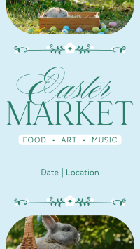 Flowery Easter Market YouTube short Image Preview